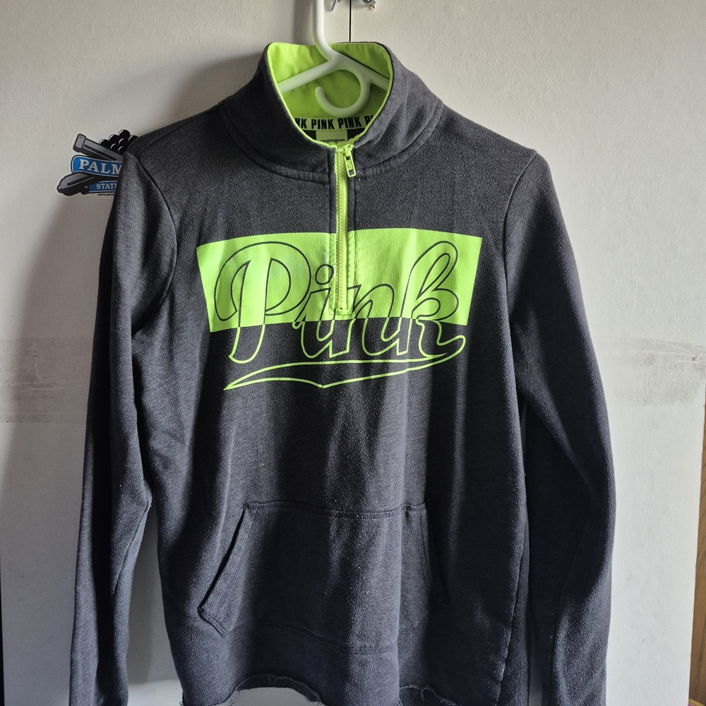 Victoria's Secret Lime and Black Pullover